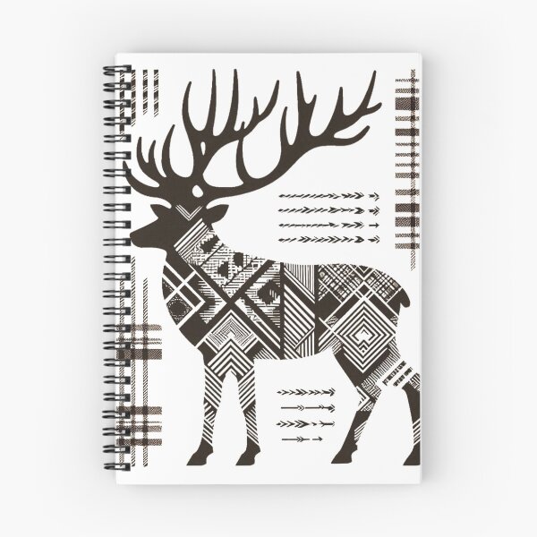 Item preview, Geometric Elegance: Plaid-Inspired Reindeer Design designed and sold by TeetasticBtque.