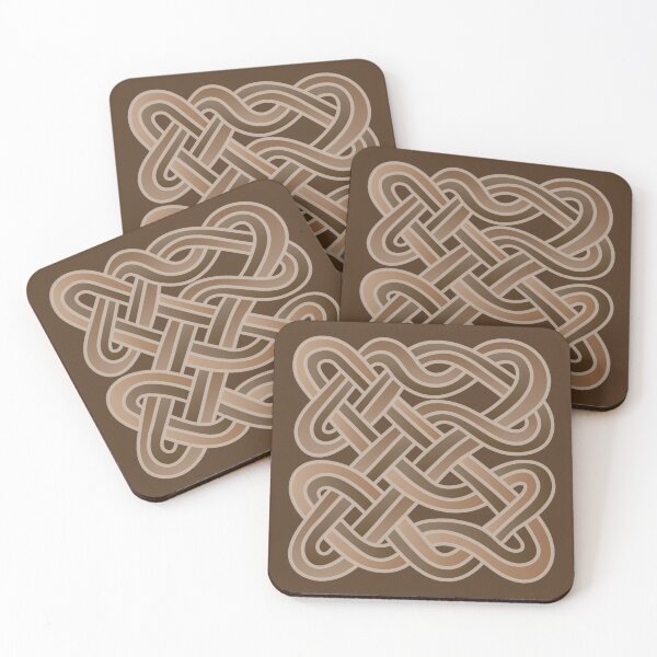 Item preview, LookViking Borre Pattern 1 Brown designed and sold by lookviking.