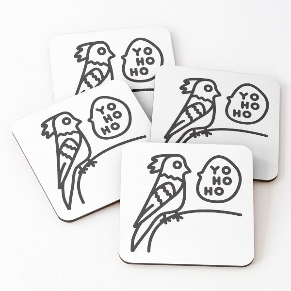 Item preview, Talking parrot single line illustration designed and sold by OM-lova.