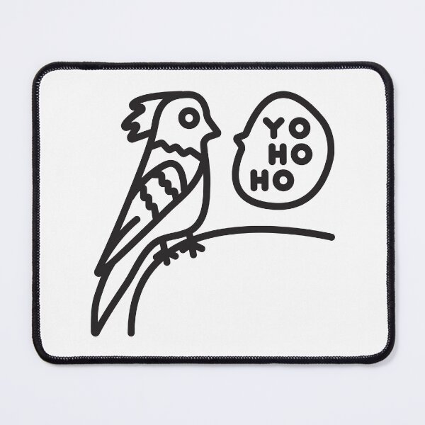 Item preview, Talking parrot single line illustration designed and sold by OM-lova.
