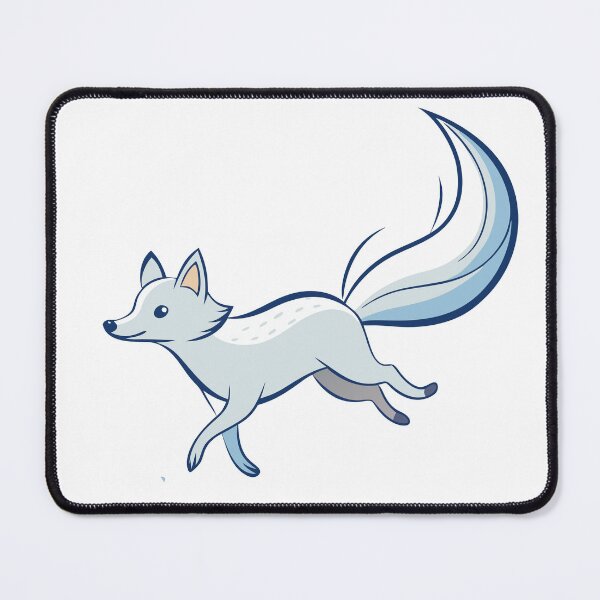 Item preview, Sparkling Tail Arctic Fox designed and sold by omerfdln34.