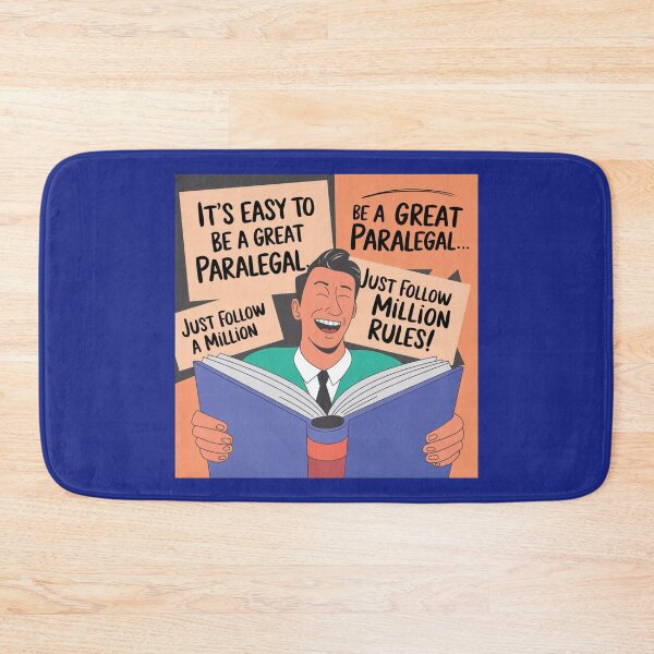 Item preview, LOW STUDENTS- PARALEGAL FUNNY QUOTE, ITS EASY TO BE A GREAT PARALEGAL JUST FOLLOW MILLION RULES designed and sold by RAZ1995.