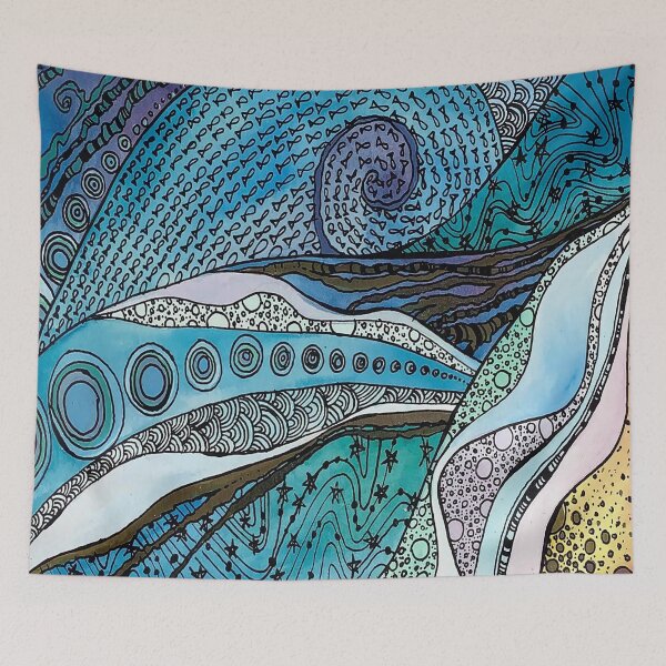 Item preview, Swirling Shore designed and sold by CPascoeArt.