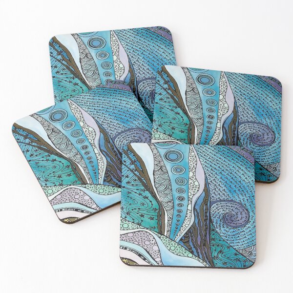 Item preview, Swirling Shore designed and sold by CPascoeArt.