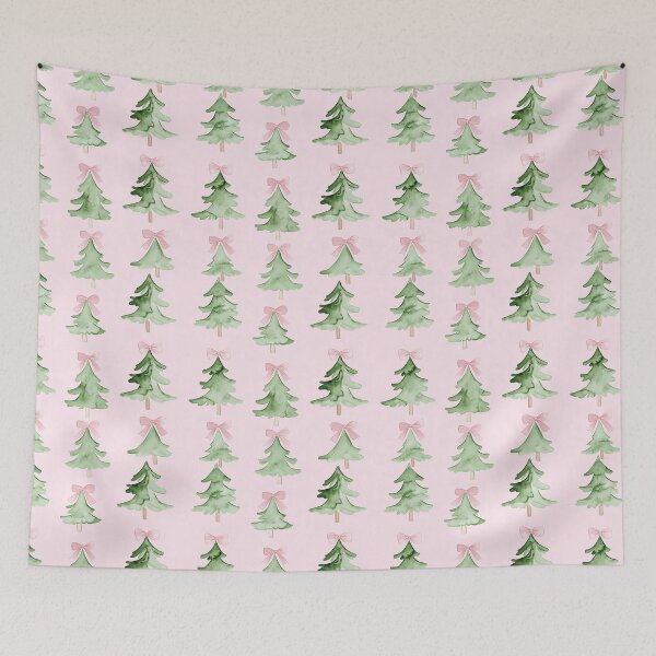 Item preview, Soft Girly Christmas Pattern designed and sold by thegirlyshoppe.