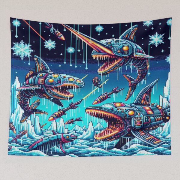 Item preview, Robo Sharks vs. Ice Leviathans designed and sold by Imaginarium of Chaos falcon88 .