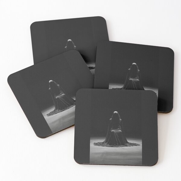 Item preview, Veil of Solitude: Minimalist Black and White Art designed and sold by SaiLeiSie.