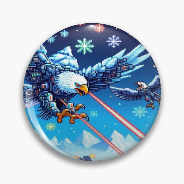 Item preview, Metallic Eagles vs. Icy Hawks designed and sold by Imaginarium of Chaos falcon88 .