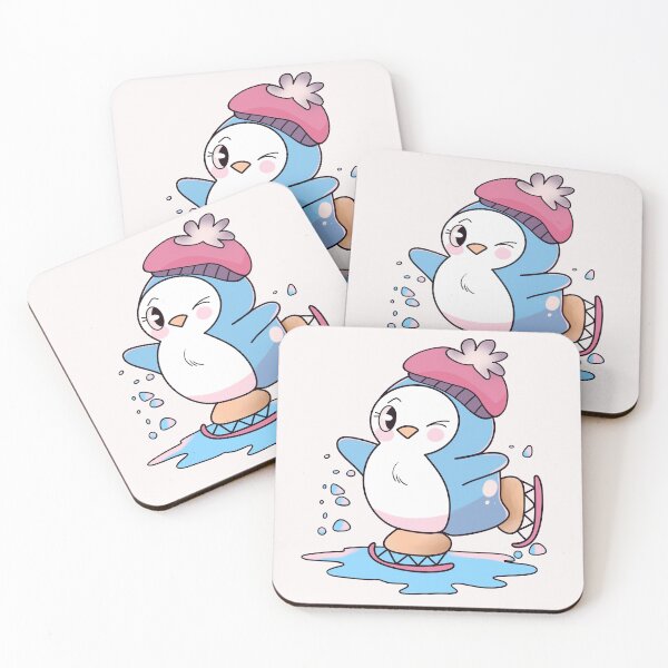 Item preview, Kawaii Penguin snowy christmas designed and sold by SimoesArtistry.