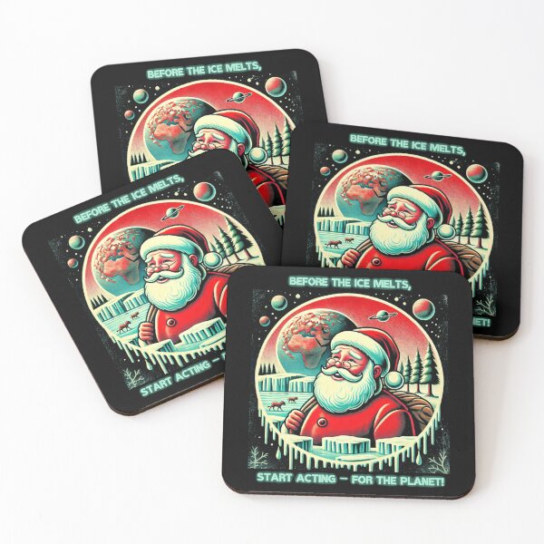Item preview, Santa Claus and climate change  designed and sold by FelkMariShop.