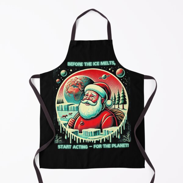 Item preview, Santa Claus and climate change designed and sold by FelkMariShop.