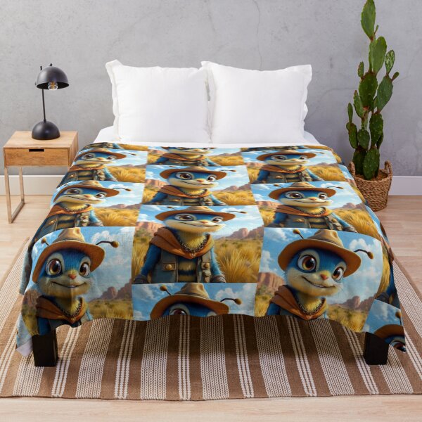 Item preview, Buzza the Blue Aussie Bee ©2024 designed and sold by SublimeStuffArt.