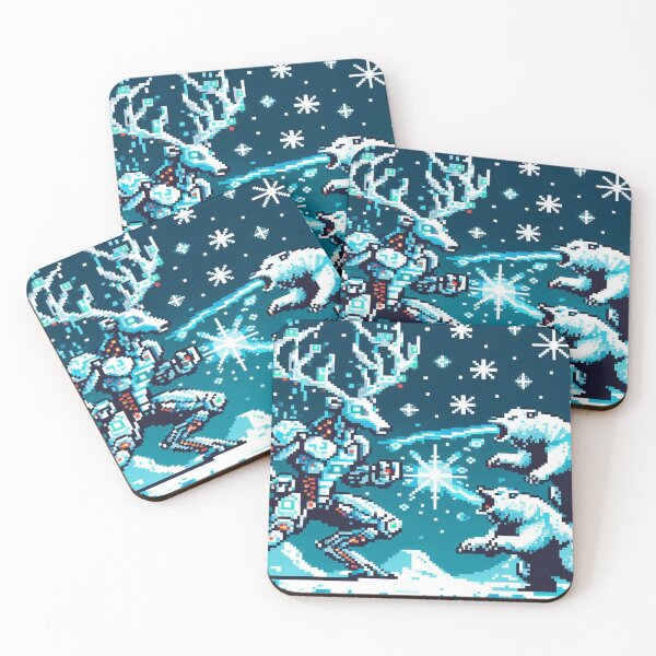 Item preview, Cyber Stags vs. Frost Bears designed and sold by Imaginarium of Chaos falcon88 .