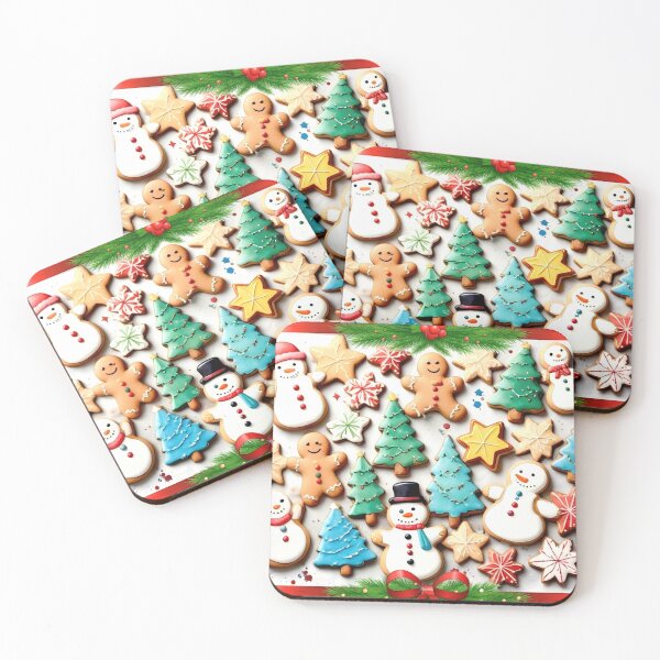 Item preview, CHRISTMAS COOKIES SNOW MEN, TREES, GINGERBREAD HOLIDAY BAKING designed and sold by Arts4U.
