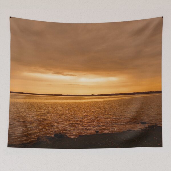 Item preview, Berneray Dusk across the Loch Bhuirgh designed and sold by Kasia Design.