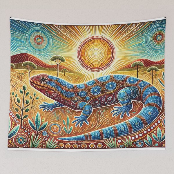 Item preview, blue tongue lizard designed and sold by Random Designs.