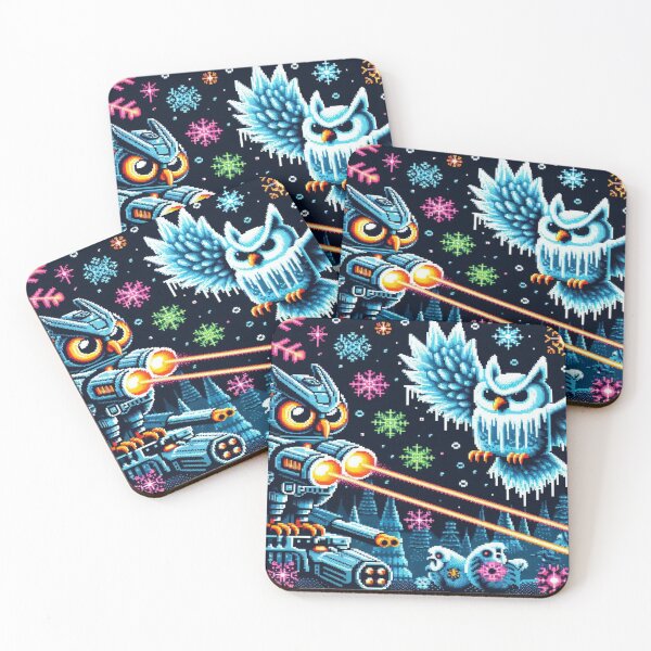 Item preview, Laser Owls and Frost Bats designed and sold by Imaginarium of Chaos falcon88 .