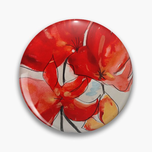 Item preview, Fiery flowers designed and sold by Megan Tipping.