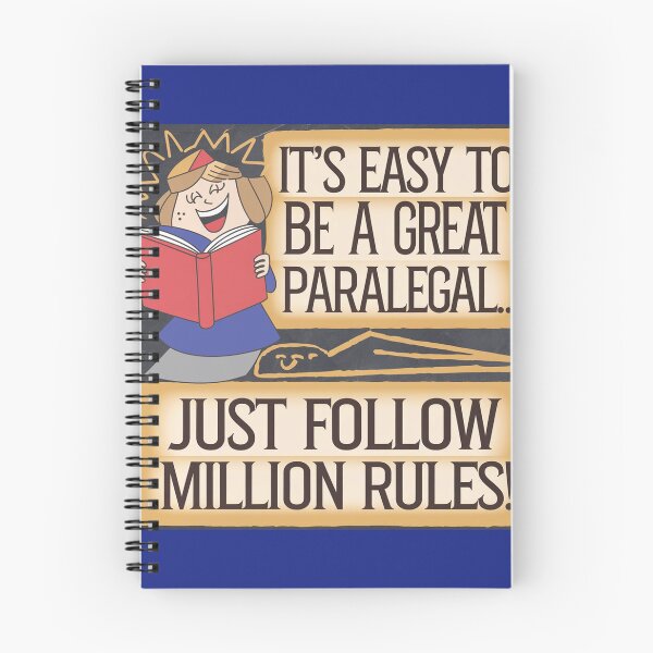 Item preview, Copy of LOW STUDENTS- PARALEGAL FUNNY QUOTE, ITS EASY TO BE A GREAT PARALEGAL JUST FOLLOW MILLION RULES designed and sold by RAZ1995.