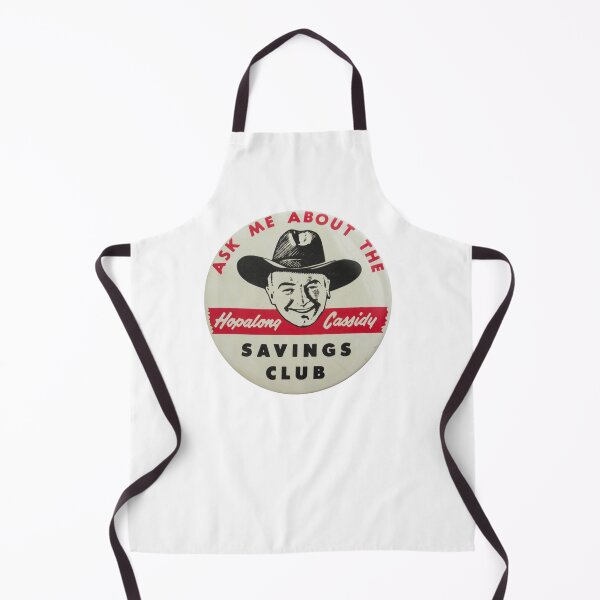 Item preview, Hopalong Cassidy Savings Club Button 1950s TV Show designed and sold by PIXEL POP DESIGNS - Beyond the Norm!.
