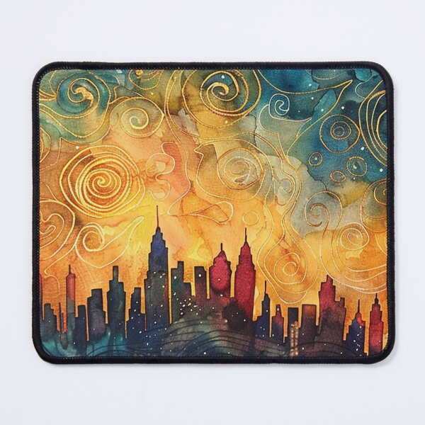 Item preview, Ciudad de expresión artística abstracta designed and sold by BritzShop.