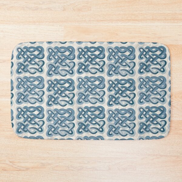 Item preview, LookViking Borre Pattern 1 Blue and White designed and sold by lookviking.