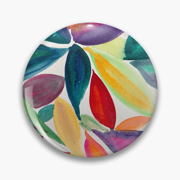 Item preview, Psychedelic Leaves Abstract Watercolor 2 designed and sold by LakeArtWorks.