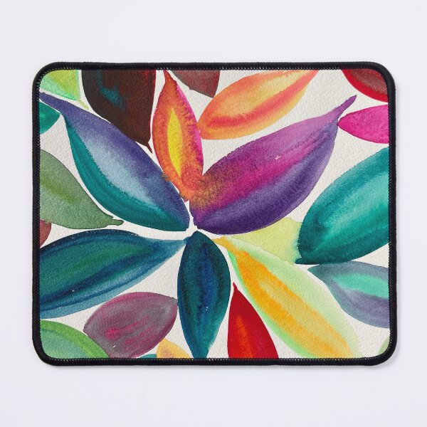 Item preview, Psychedelic Leaves Abstract Watercolor 2 designed and sold by LakeArtWorks.