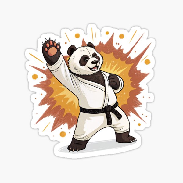 Item preview, karate panda designed and sold by lydybenson.