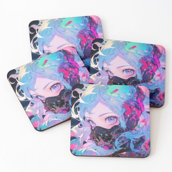 Item preview, Anime cyberpunk girl designed and sold by iWallGlow.