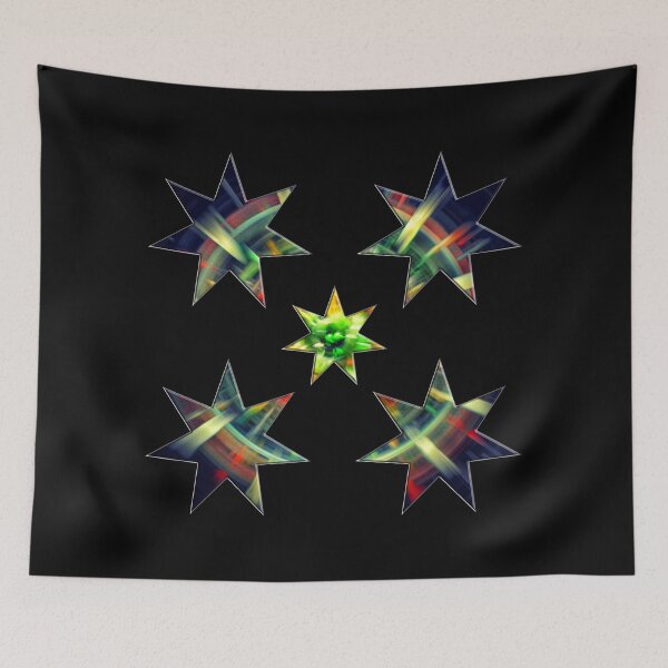 Item preview, There are endless colorful stars in the sky - cosmic star explosions designed and sold by Katharos Creations.