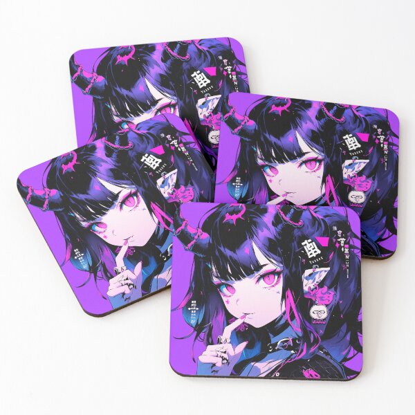 Item preview, Cute anime demon girl designed and sold by iWallGlow.
