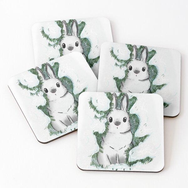 Item preview, Winter forest bunny designed and sold by Willow Grove Designs.