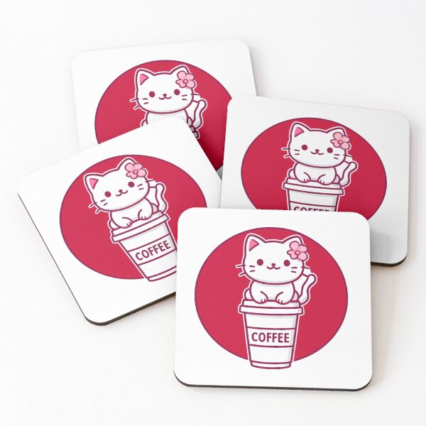 Item preview, Manekineko and coffee designed and sold by 143Japan.
