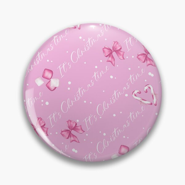 Item preview, Pink Christmas, bows and candy cane pattern, It’s Christmas time designed and sold by milyblooms.