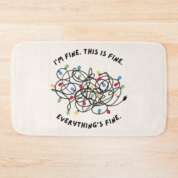 Item preview, I'm fine this is fine everything's fine designed and sold by miss madison creates.