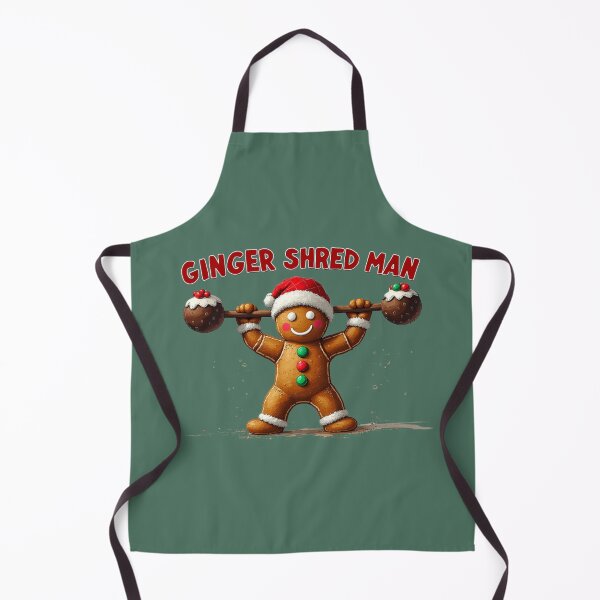Item preview, Gingershred Funny Gingerbread Man Gym Bodybuilding Christmas designed and sold by MERCH HQ.