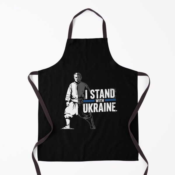 Item preview, I Stand With Ukraine - Cossack Shadow Art Print designed and sold by cabana.space.