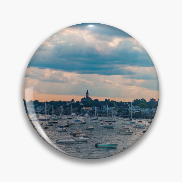 Item preview, Marblehead Harbor in the Summer Afternoon designed and sold by DeloreStudio.