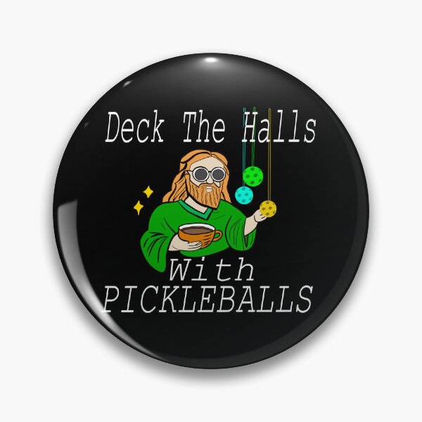 Item preview, Deck The Halls With Pickleballs Funny designed and sold by box-artshop.