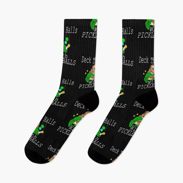 Item preview, Deck The Halls With Pickleballs Funny designed and sold by box-artshop.