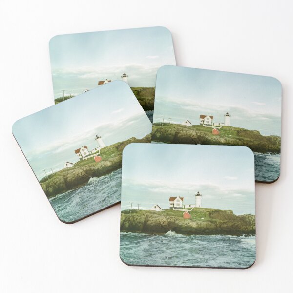 Item preview, Nubble Lighthouse on Vintage Fujifilm (1 of 4) designed and sold by DeloreStudio.