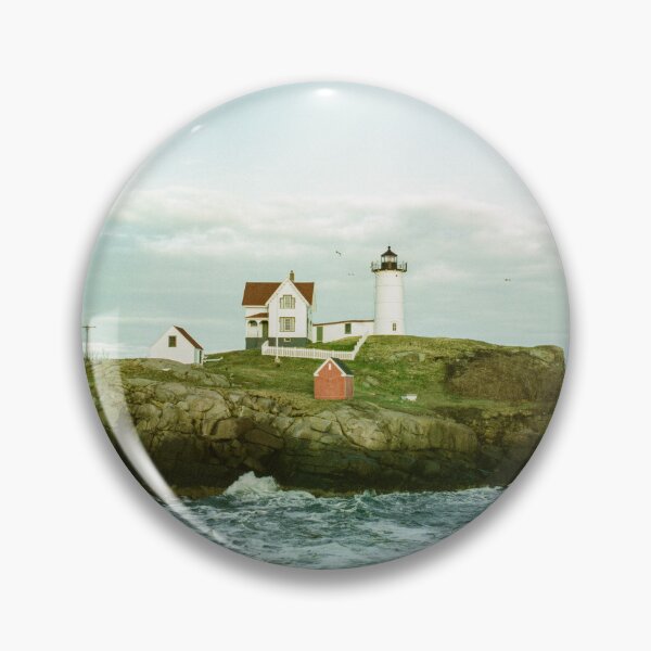Item preview, Nubble Lighthouse on Vintage Fujifilm (1 of 4) designed and sold by DeloreStudio.