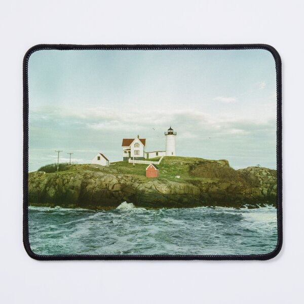 Item preview, Nubble Lighthouse on Vintage Fujifilm (1 of 4) designed and sold by DeloreStudio.
