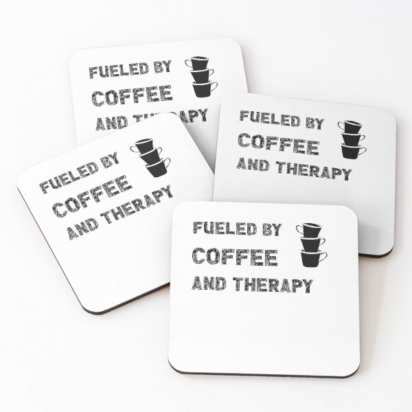 Artikelvorschau, Angetrieben durch Kaffee und Therapie entworfen und verkauft von stuffaf.