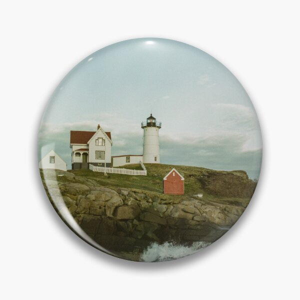 Item preview, Nubble Lighthouse on Vintage Fujifilm (2 of 4) designed and sold by DeloreStudio.