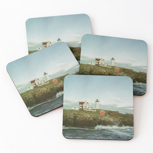 Item preview, Nubble Lighthouse on Vintage Fujifilm (2 of 4) designed and sold by DeloreStudio.