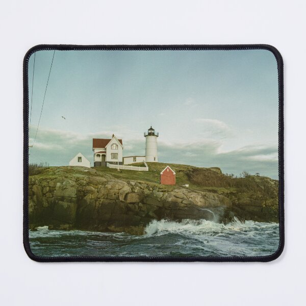 Item preview, Nubble Lighthouse on Vintage Fujifilm (2 of 4) designed and sold by DeloreStudio.