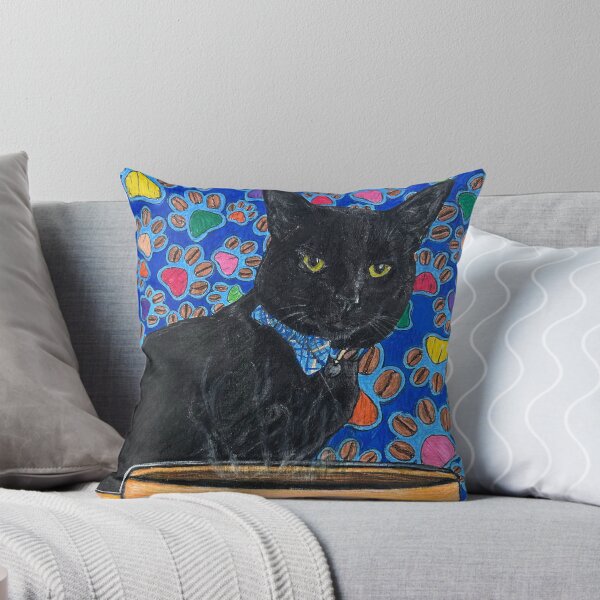 Item preview, Black Cat Coffee Love designed and sold by Artladyjen.