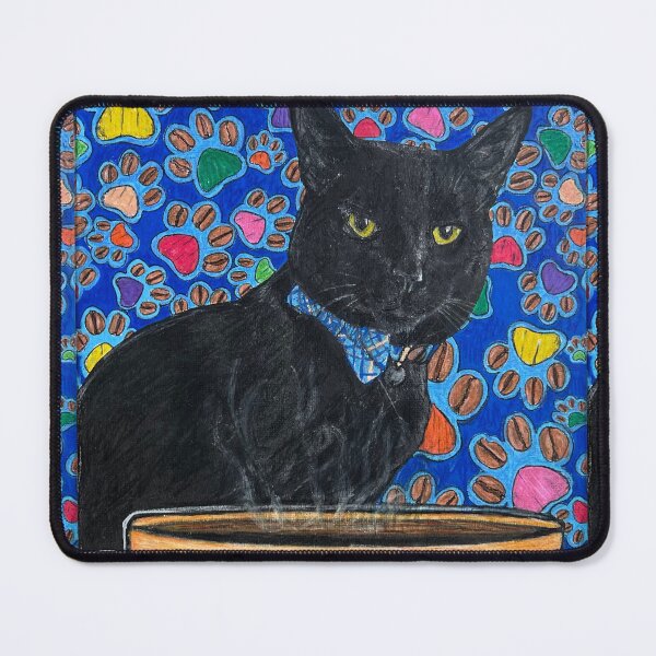 Item preview, Black Cat Coffee Love designed and sold by Artladyjen.